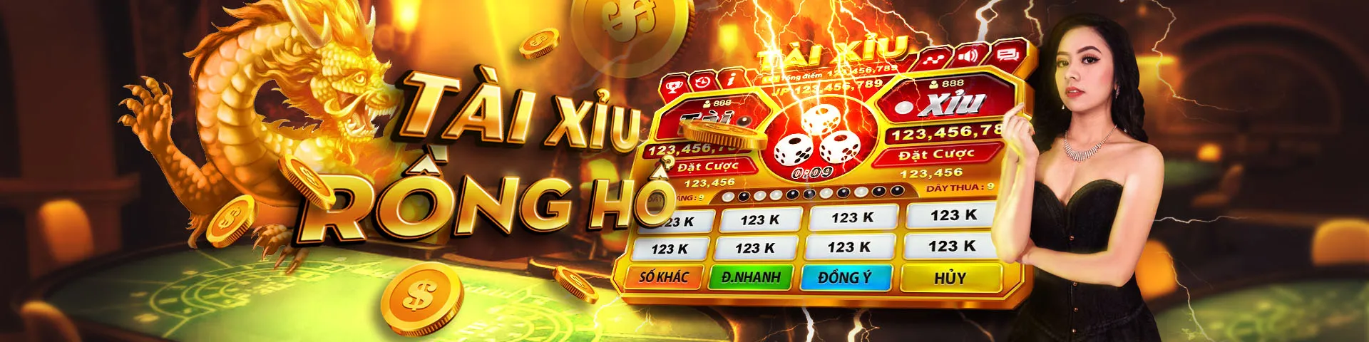 Banner tài xỉu rồng hổ ibet68